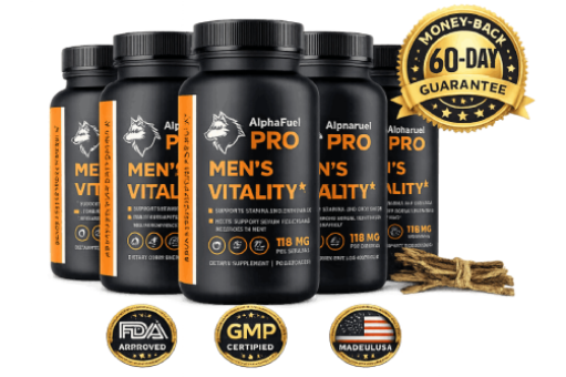 AlphaFuel Pro final offer banner highlighting complete male vitality system with special discount and bonus digital guides